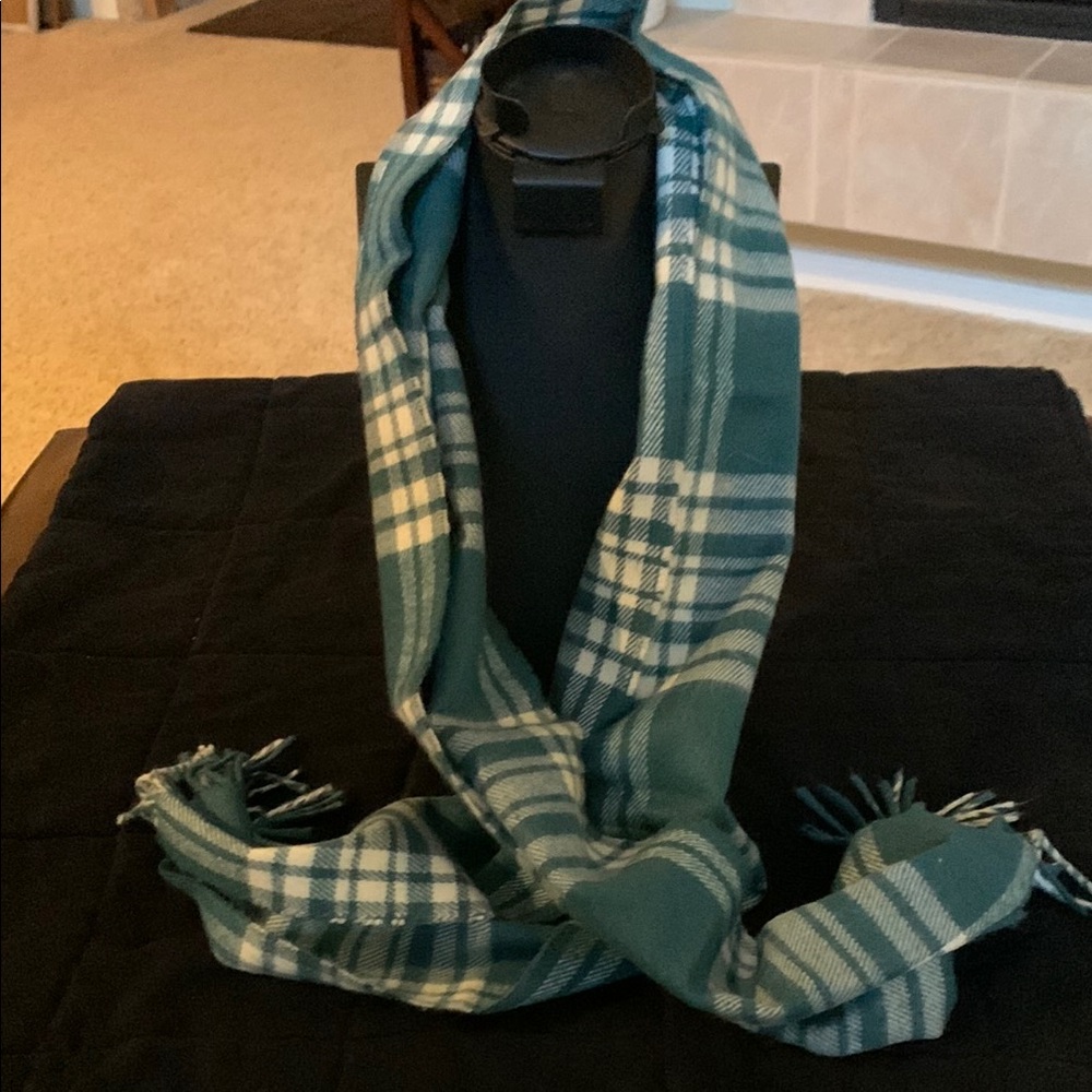 ECHO Plaid Green Scarf